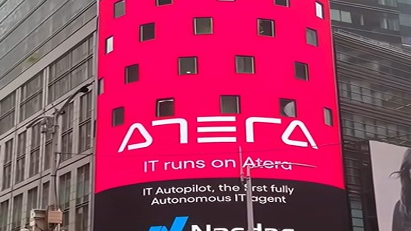 A Nasdaq sign — AppLovin listed on the Nasdaq in April 2021 at $70 a share