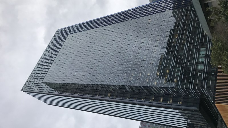 Amazon tower in Seattle, headquarters of Anthropic's largest infrastructure partner