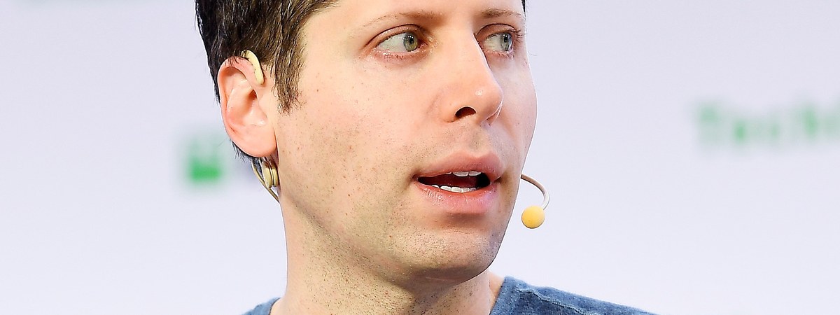 OpenAI CEO Sam Altman at a tech conference