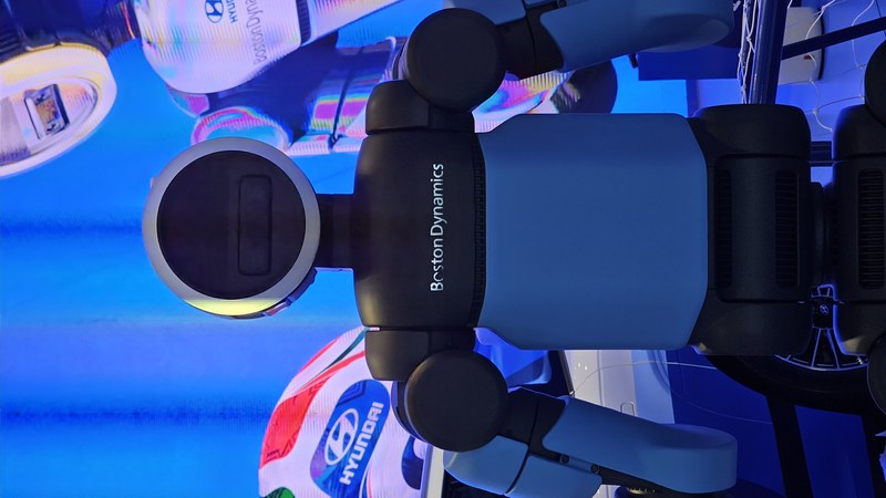 Boston Dynamics Atlas humanoid robot on display