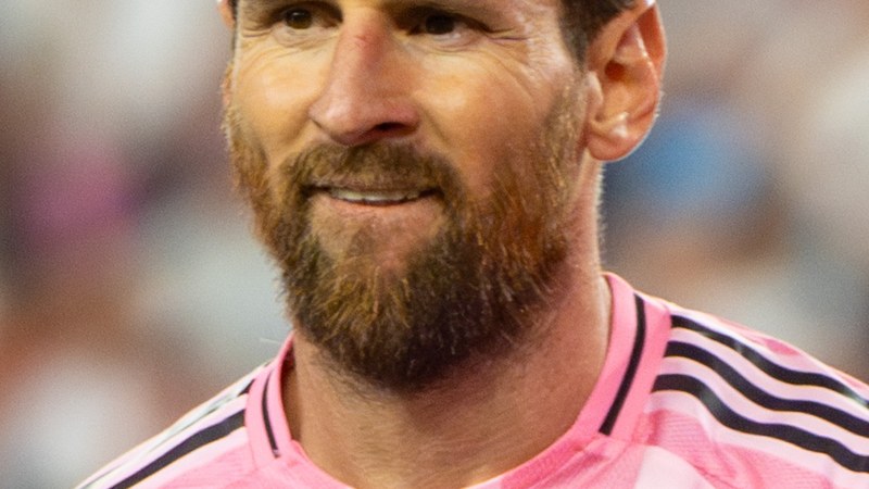 Lionel Messi playing for Inter Miami in 2025