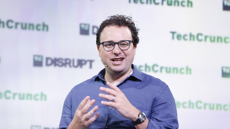 Dario Amodei at TechCrunch Disrupt 2023