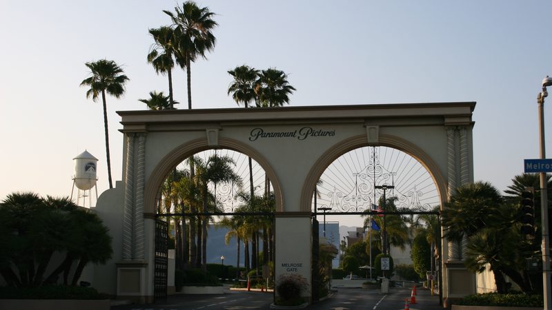 The Paramount Pictures Melrose Gate in Hollywood