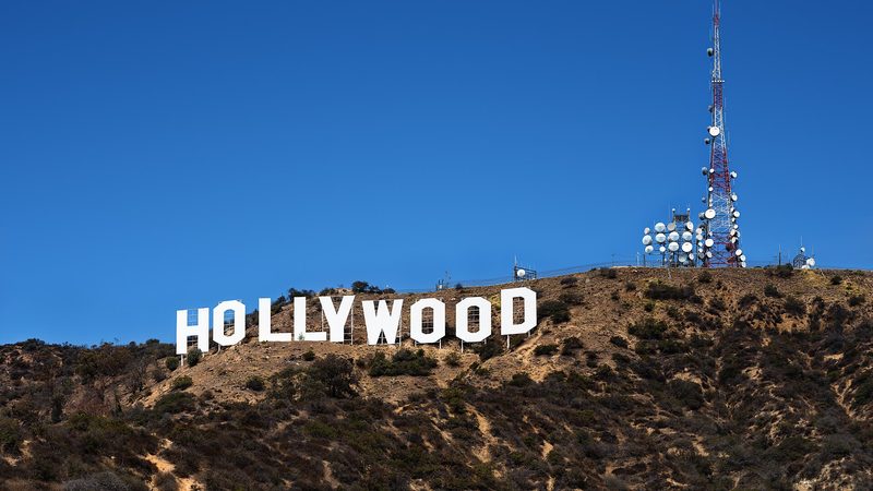The Hollywood Sign overlooking Los Angeles