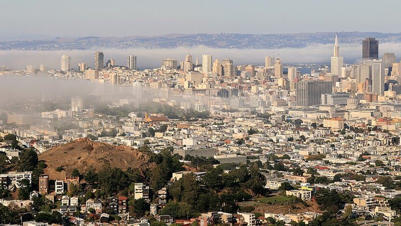 San Francisco in fog — Surge AI headquarters city
