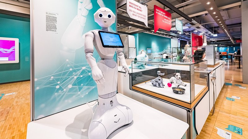 AI and robotics exhibition — the industry both founders built their fortunes on