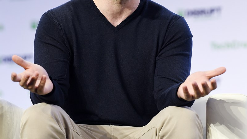 Greg Brockman speaking onstage at TechCrunch Disrupt San Francisco in 2019