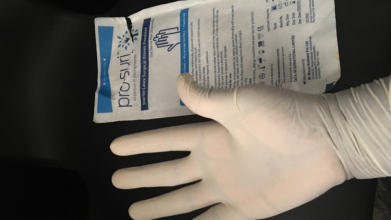 Surgical gloves — a core Medline product line behind Charlie Mills' fortune