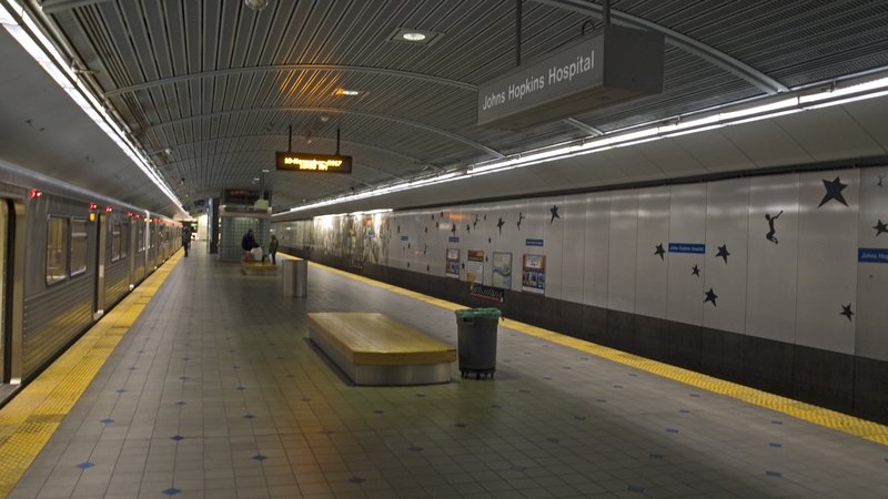 The Johns Hopkins Hospital area in Baltimore — Dunleavy conceived Inovalon during his internal medicine residency there