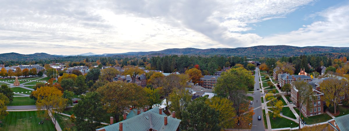 Baker Tower at Dartmouth College — Dunleavy graduated in 1991 before Harvard Medical School