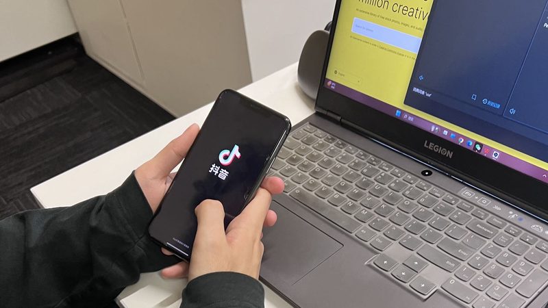 A Douyin short-video user — the app that proved Zhang Yiming's recommendation algorithm