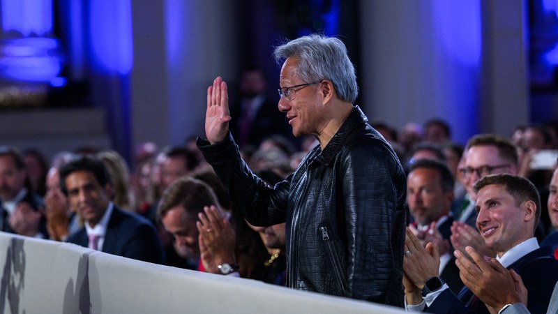 Jensen Huang recognized at the White House AI Summit in Washington
