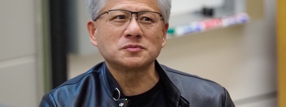 Jensen Huang at Stanford in 2026 — comparing his fortune with AMD CEO Lisa Su