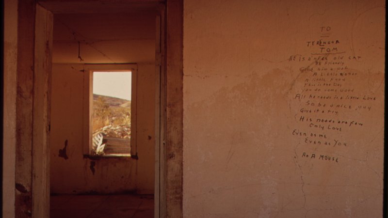 Old adobe ruins in a Texas ghost town