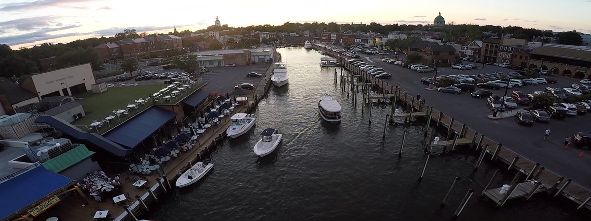 Annapolis Harbor at Dock Street — Forbes lists Annapolis, Maryland as Keith Dunleavy's residence