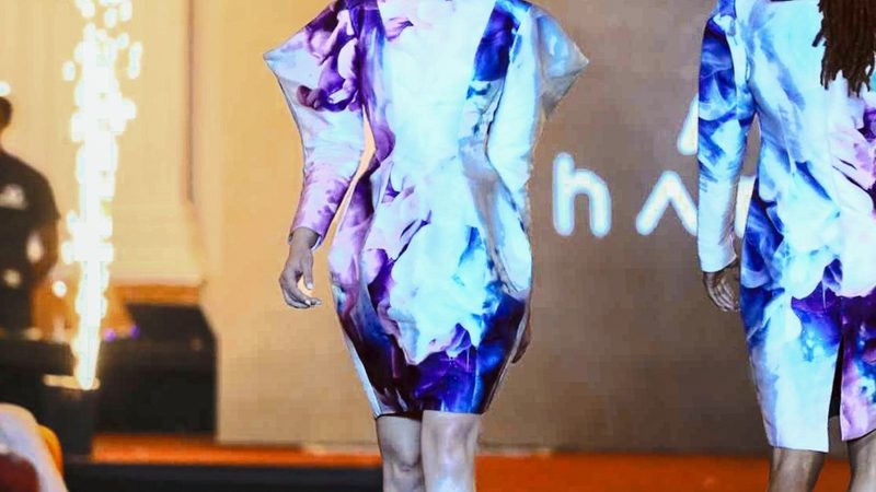 A model walks the runway at New York Fashion Week — Kim Kardashian earns millions from fashion and beauty endorsements