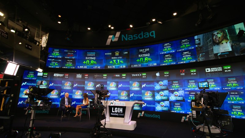 Nasdaq MarketSite in Times Square — Figure Technology trades on Nasdaq under the ticker FIGR