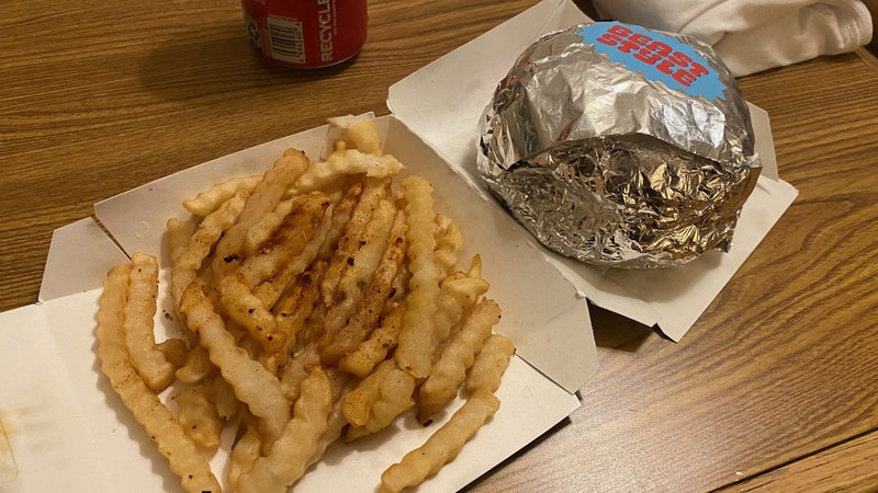 MrBeast Burger delivery meal — the ghost-kitchen brand before the lawsuit