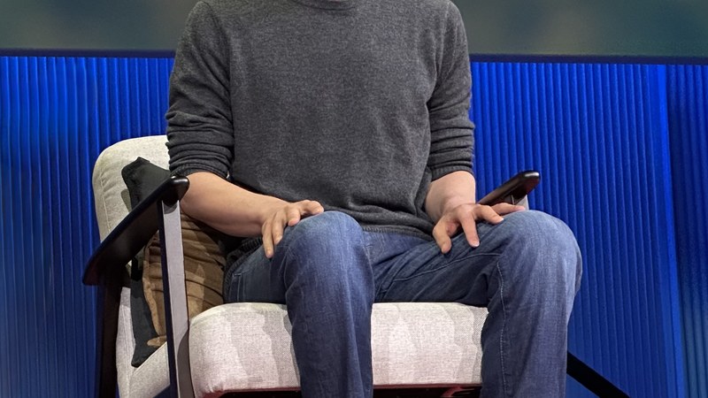 Sam Altman at TED on stage