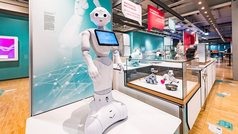 An artificial intelligence and robotics exhibition