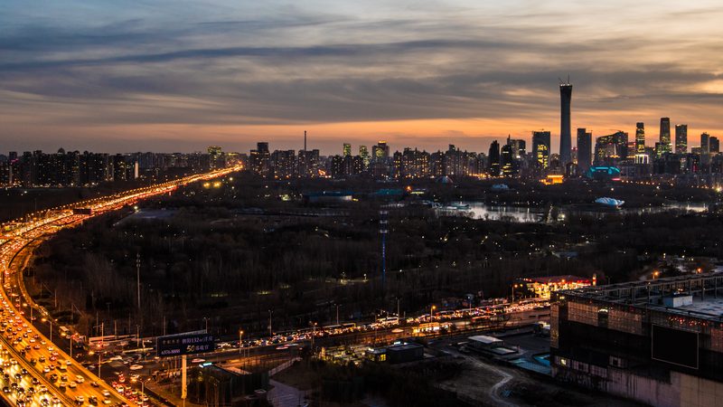 Beijing skyline — the city behind Zhang Yiming's technology fortune